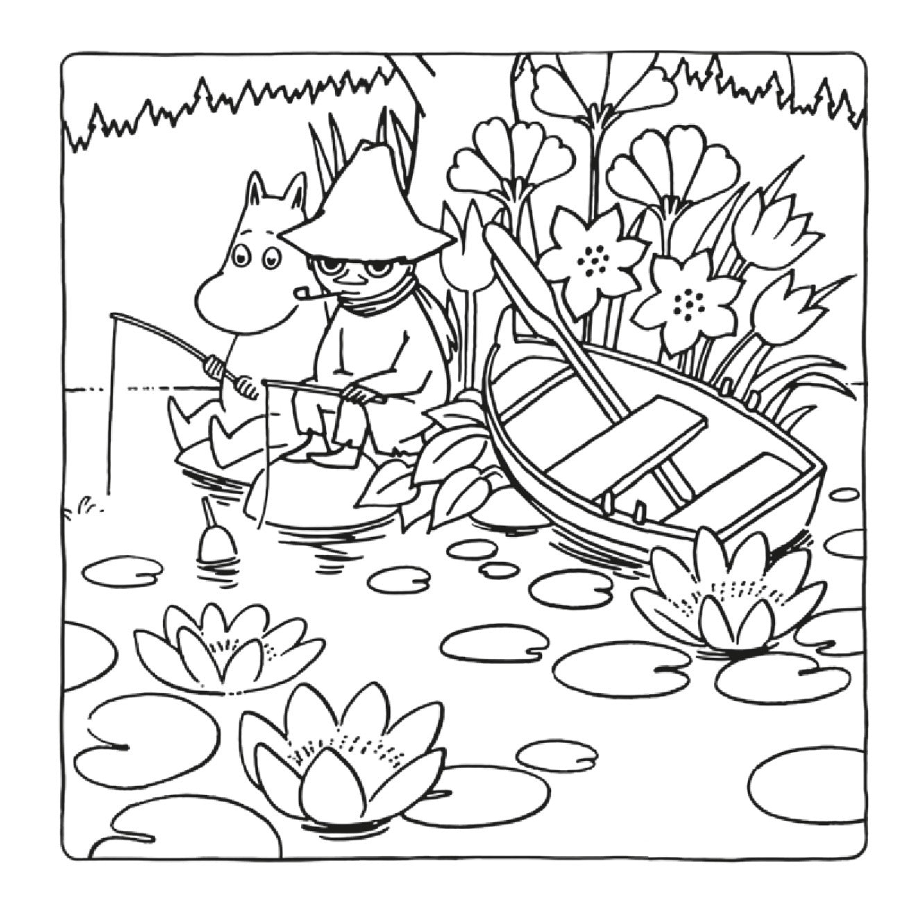 Moomin Moments - A Cute and Cosy Colouring Book