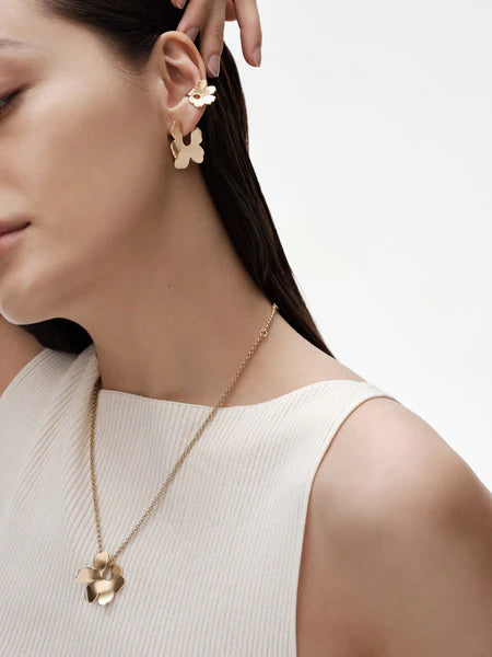 Kalevala x Marimekko Unikko Small Bronze Earrings