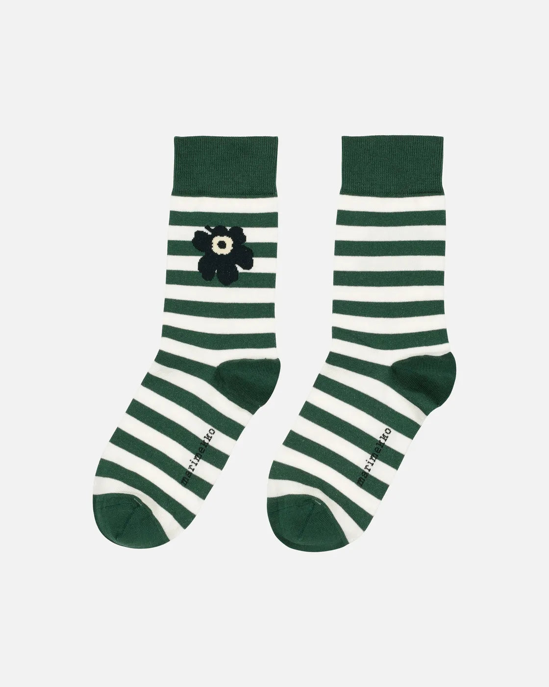 Kasvaa Tasaraita Unikko Kioski Socks Green