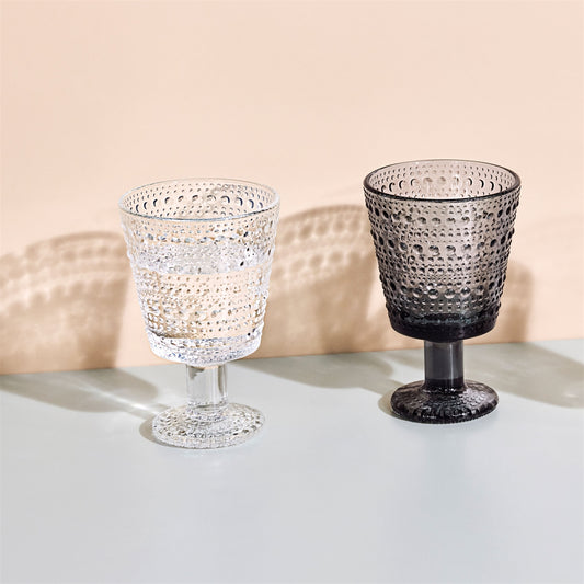 Kastehelmi Goblet 26 cl – Clear (Set of 2)