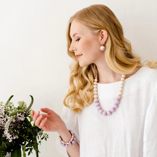 Leila Necklace - Light Brown