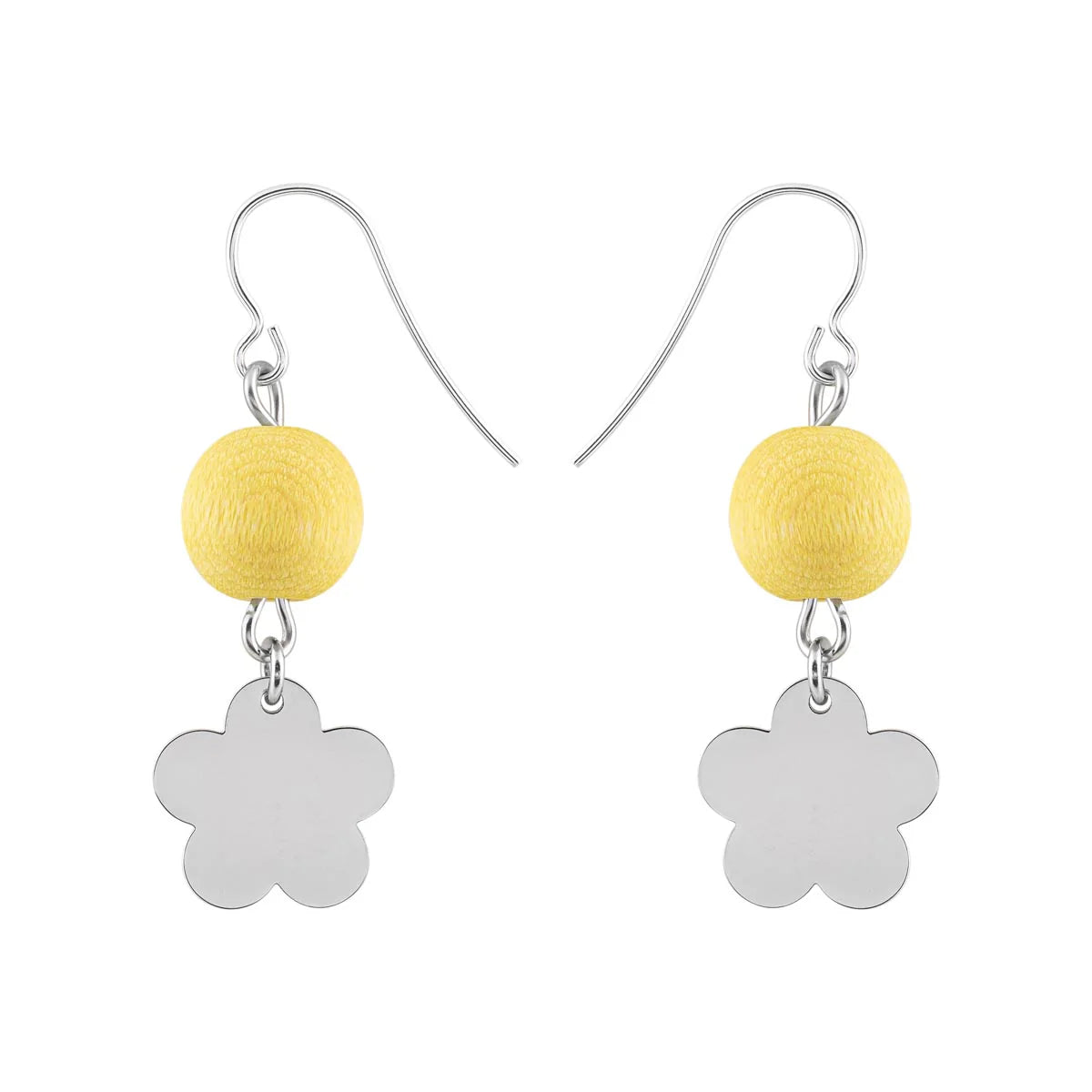 Minea Earrings, Citron Yellow