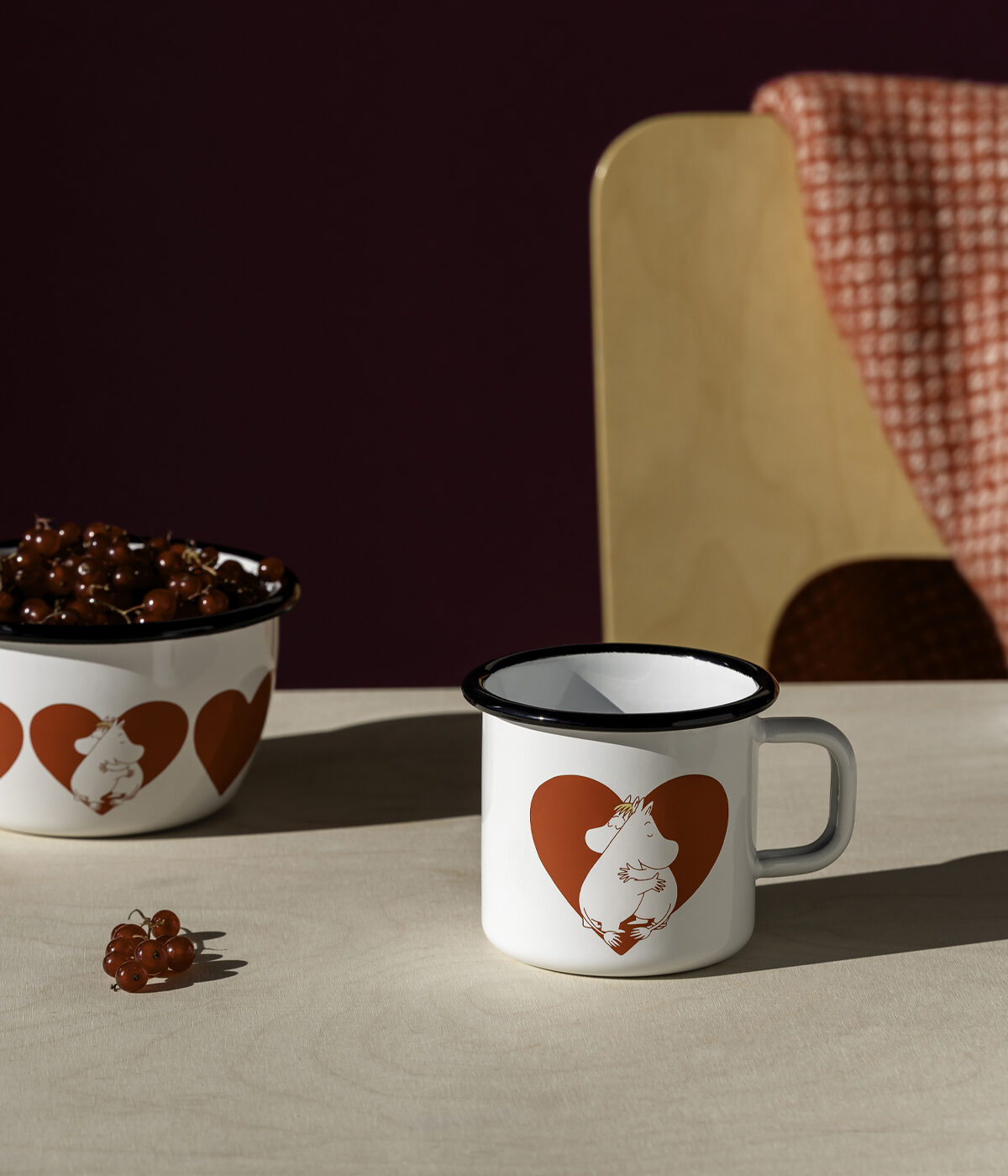Moomin Enamel Mug - Heart