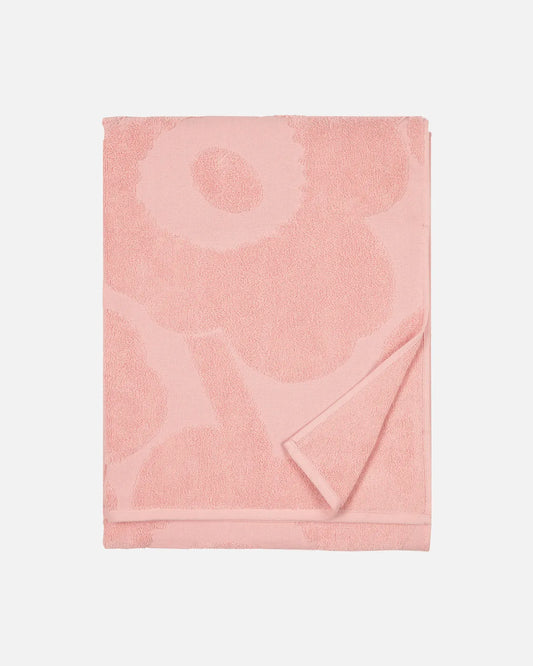 Unikko Bath Towel, Light Pink