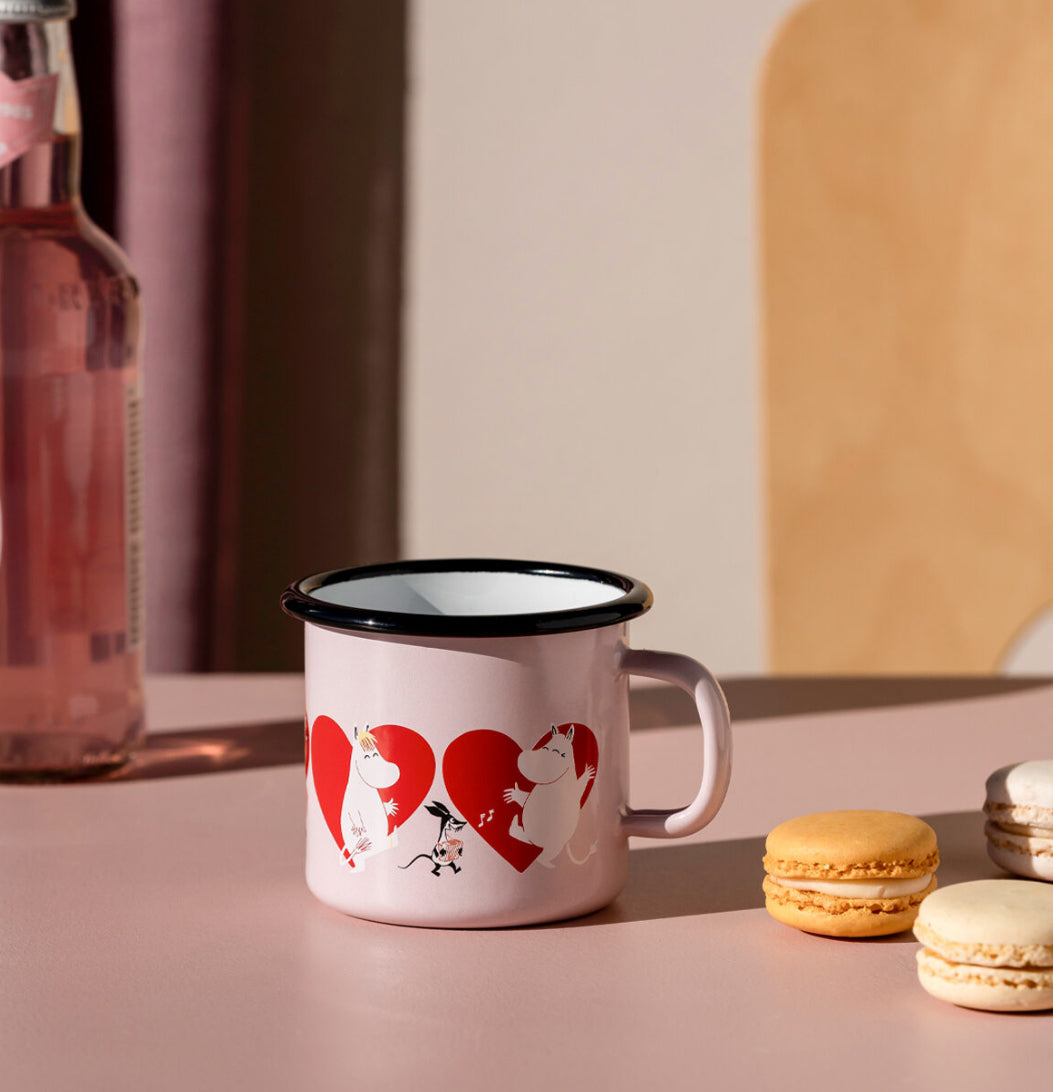 Moomin Enamel Mug - Heart