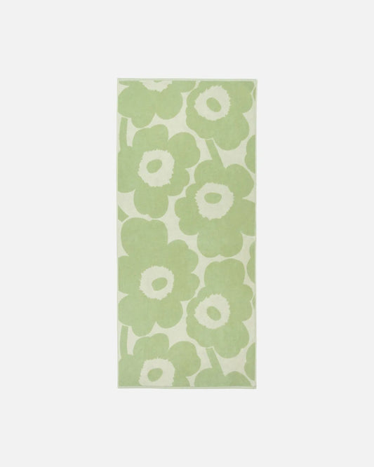 Unikko Bath Towel, Green
