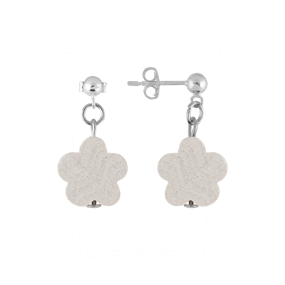 Aarikka Puistolemmikki Earrings, Ecru