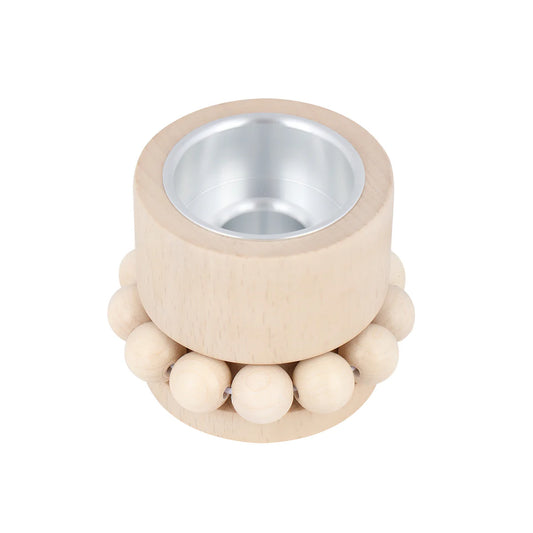 Prinsessa Candleholder - Varnished Wood