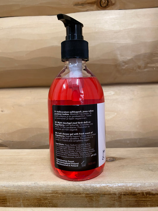 Saunia Lingonberry Shower Gel