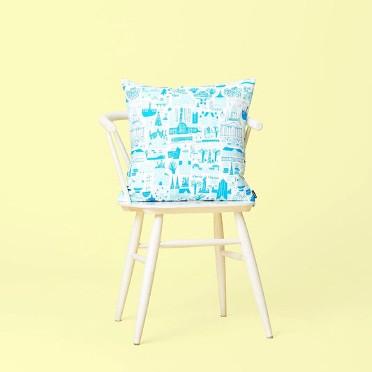 Helsinki Blue Cushion Cover - Kauniste