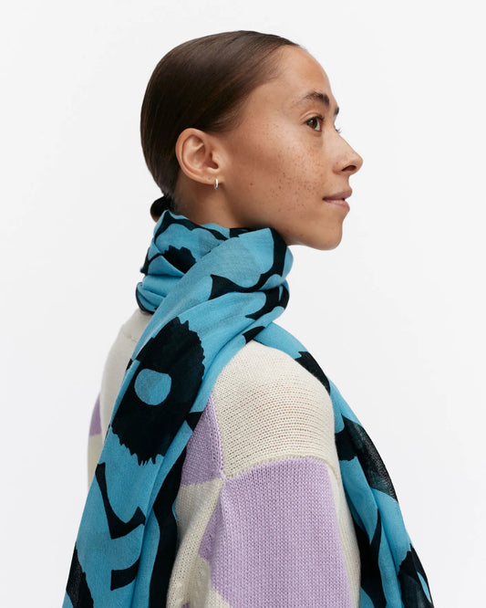 Fiore Unikko Scarf Turquoise