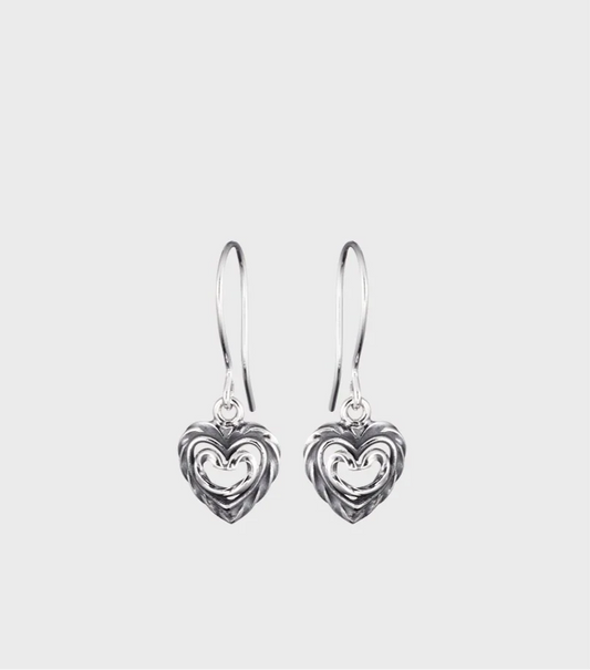 Heart of the House Earrings Silver
