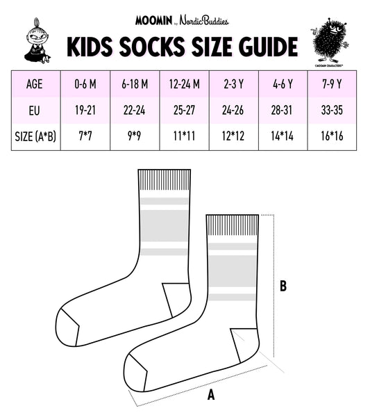 Moomin Baby Socks - Double Pack
