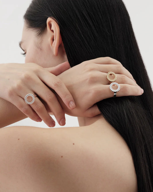 Kalevala Circle of Light Ring – Bright Bronze