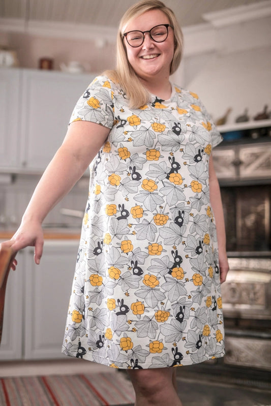 SALLA Nightgown, Hilda, Sand