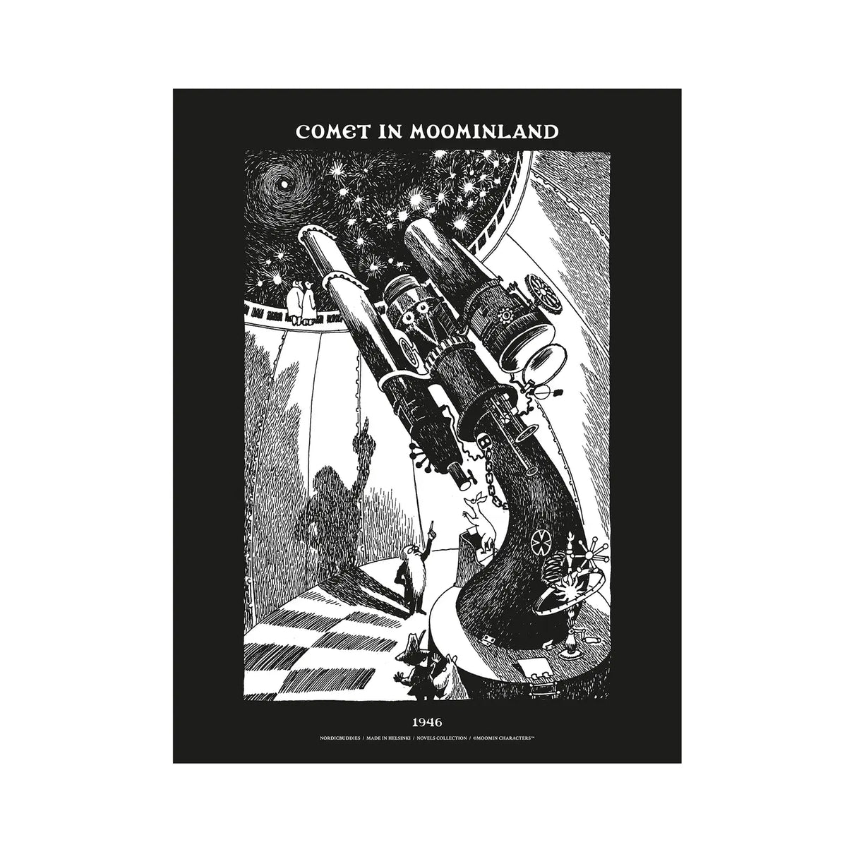 Moomin Novels Poster - 50 x 70 cm
