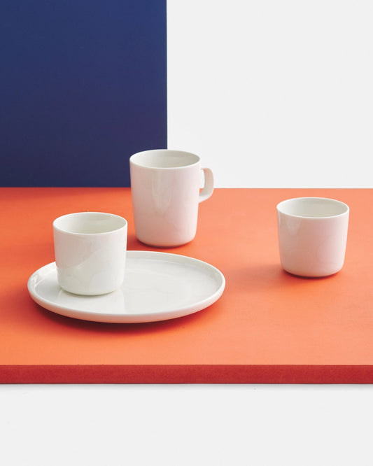 Oiva Unikko Mug 2.5 DL, White on White