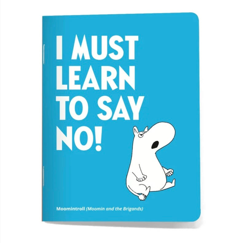 Mini Notebook - Moomin “I must learn to say no”