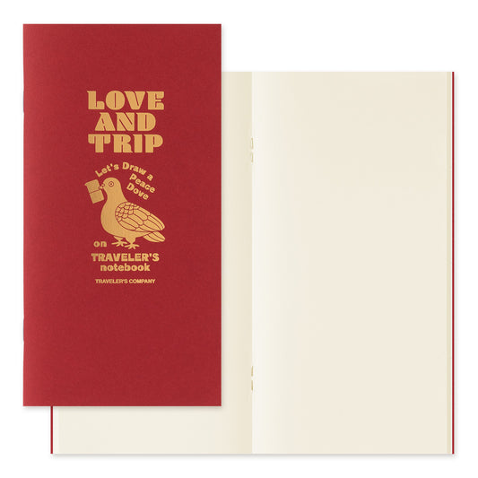 Traveler’s Notebook Regular Refill - Love and Trip Red (Limited edition)