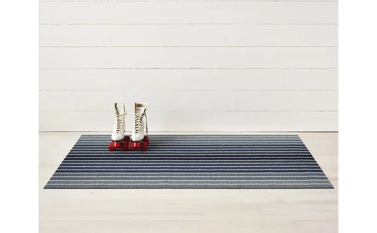 Block Stripe Denim Mat