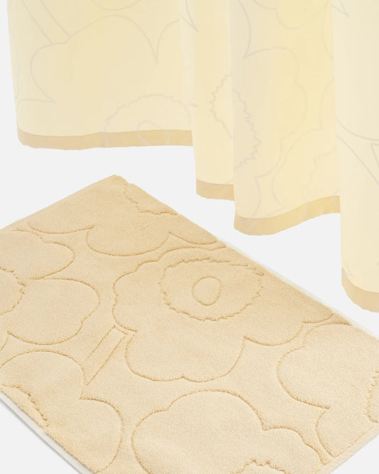 Piirto Unikko Bath Mat, Cream