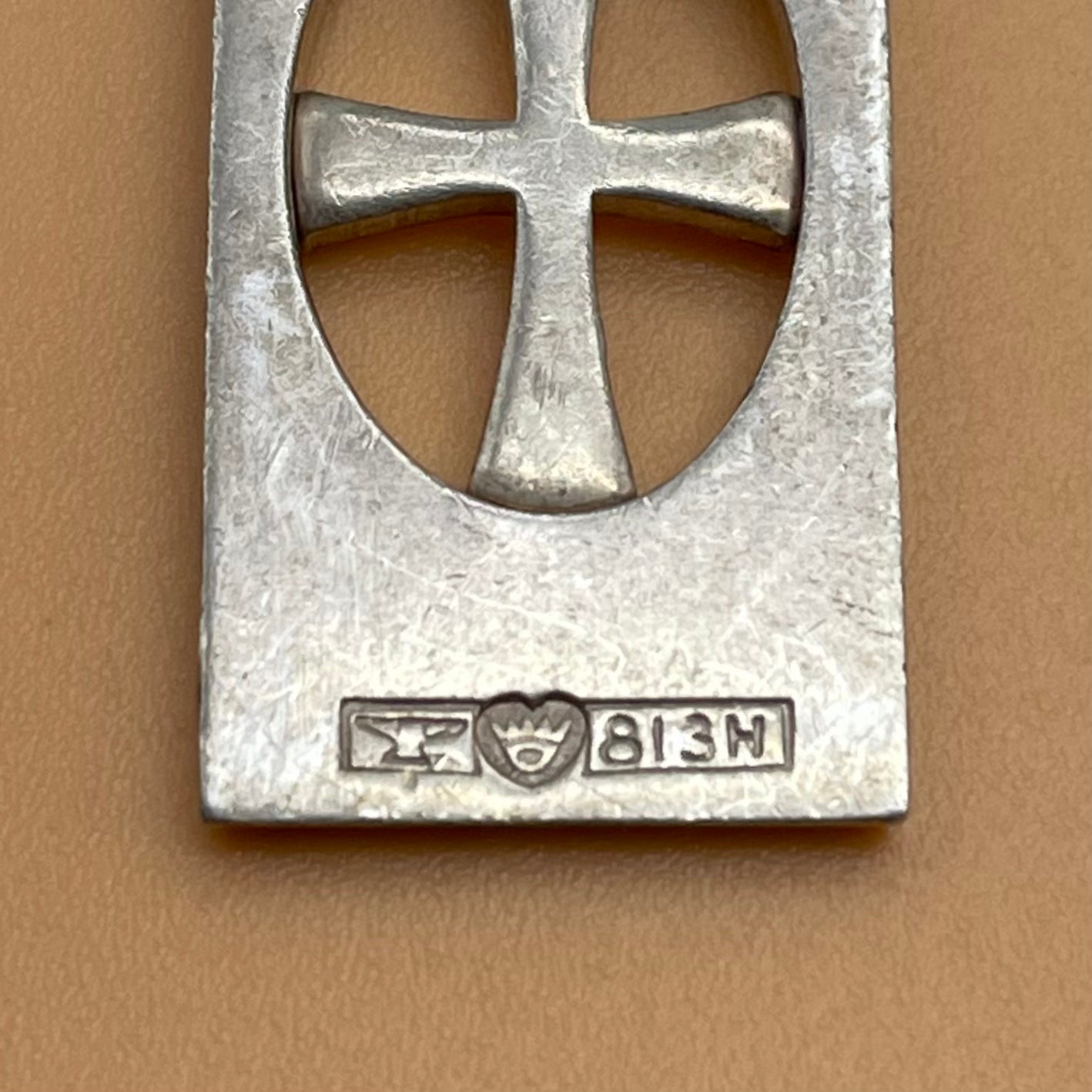 Kupittaan Kulta Vintage Silver Cross Pendant – Elis Kauppi
