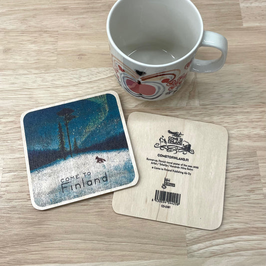 Following the Footsteps of a Fox - Wooden Coaster