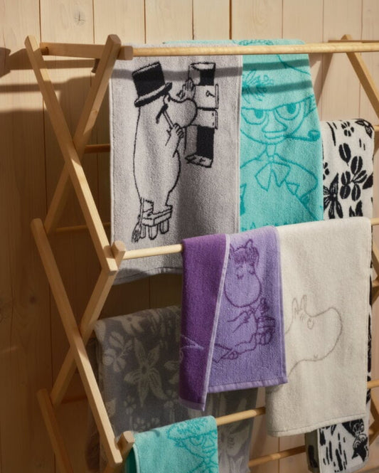 Moomin Hand Towel, Moomintroll, White