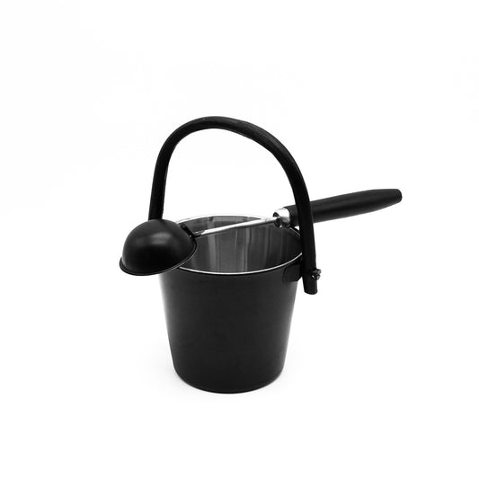 Mini Sauna Set - Stainless Steel with Wood