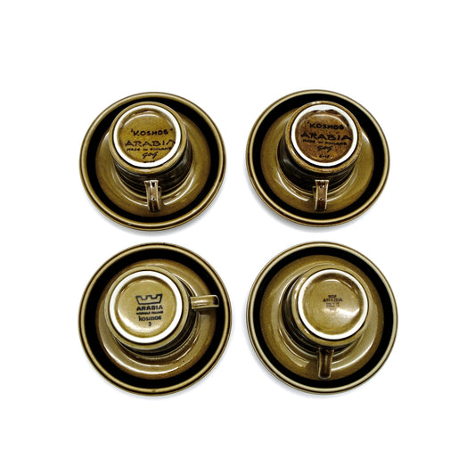 Arabia Kosmos Mocca Cup and Saucer Set