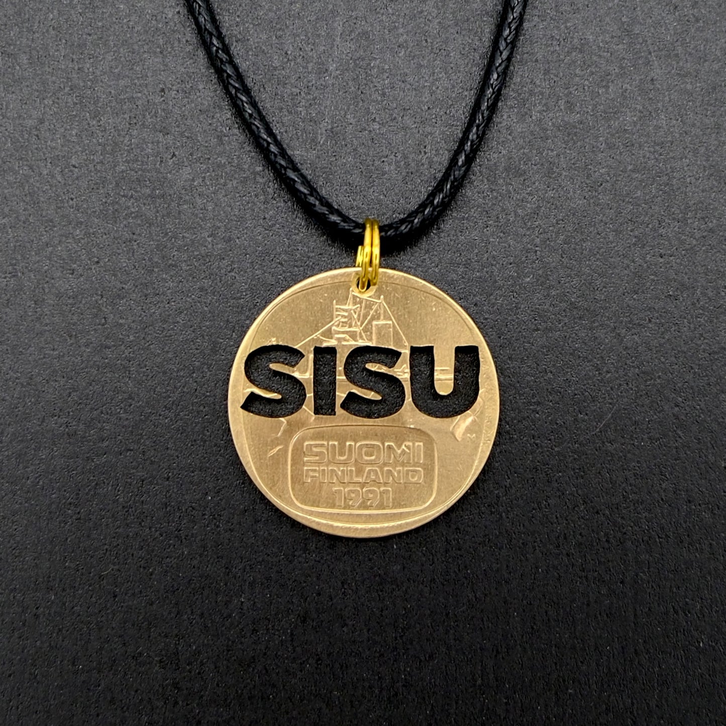 Sisu Necklace – Finnish 5 Markka Coin