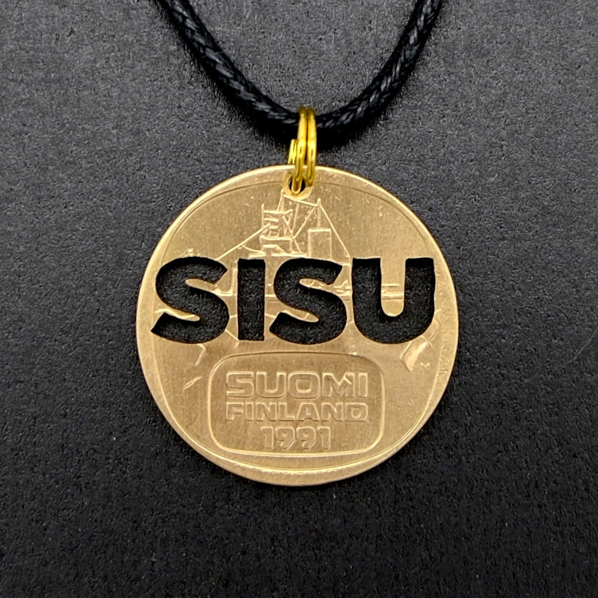Sisu Jewelry 5 Markka Finnish Coin