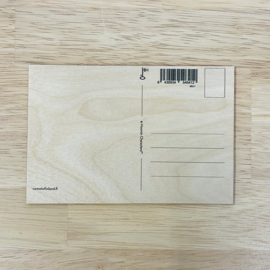 Moomin Troll Wooden Postcard – Made in Finland