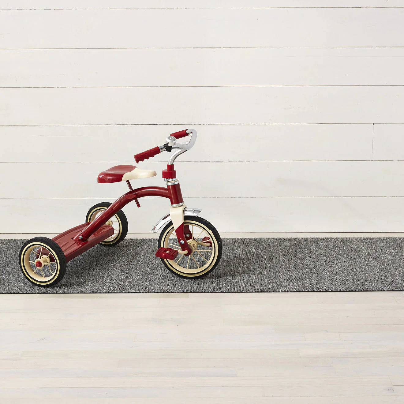 Heathered Shag Mat - Fog