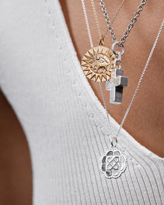 Amulet Pendant Sun Lion Bronze