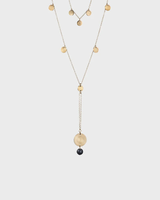 Kosmos Necklace - Double, Bronze
