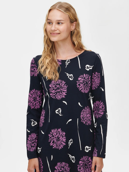 Chrysanthemum Long Sleeve Nightgown