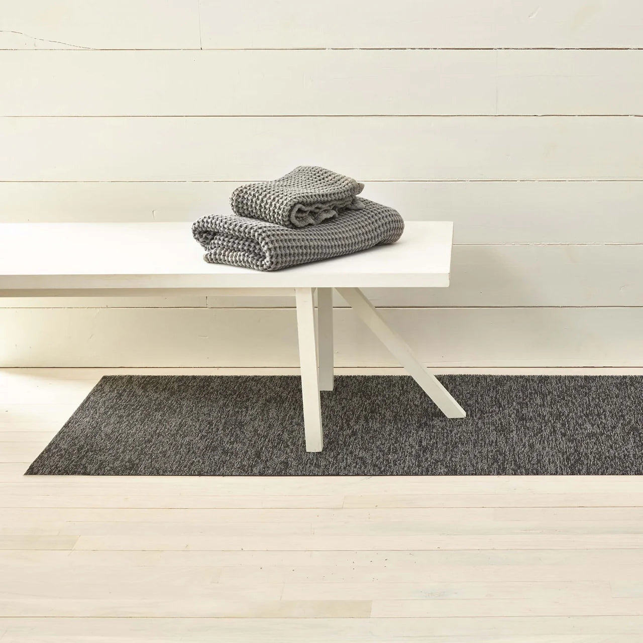 Heathered Shag Mat - Grey
