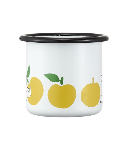 Moomin Enamel Mug Joyful Apples