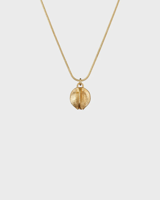 Snow Flower Bronze Pendant