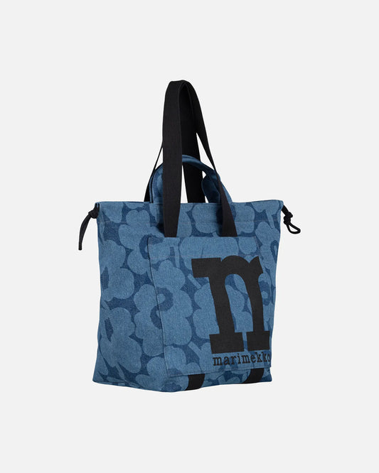 Unikko Mono City Tote - Blue Denim