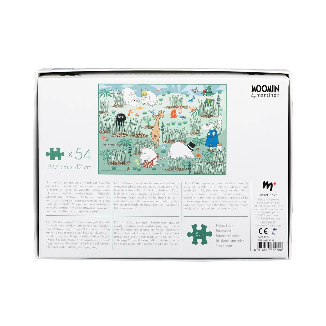Moomin Bug Hunt Puzzle 54 Pieces