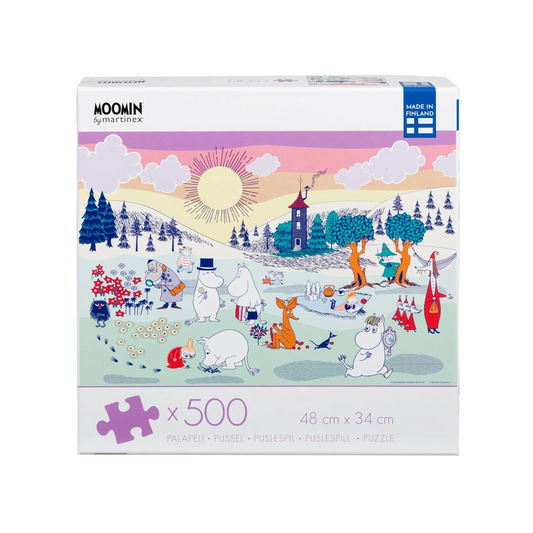 A Day in the Moominvalley - 500 Piece Jigsaw Puzzle