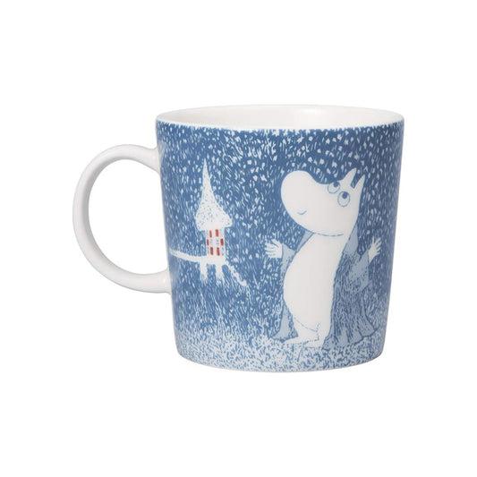 Arabia Moomin Mug – Light Snowfall (300ml, 2018 Seasonal Edition)