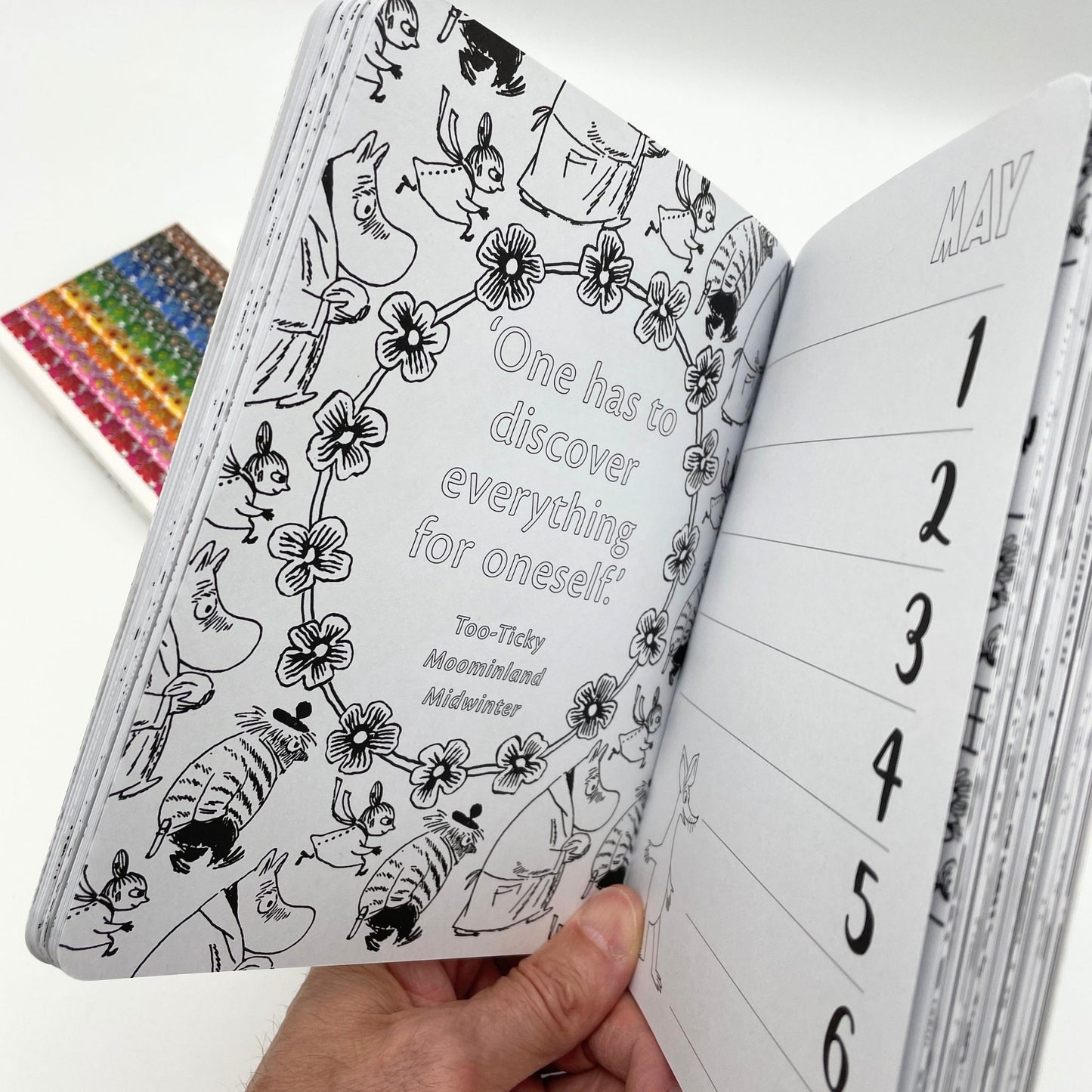 The Moomin Colouring Diary