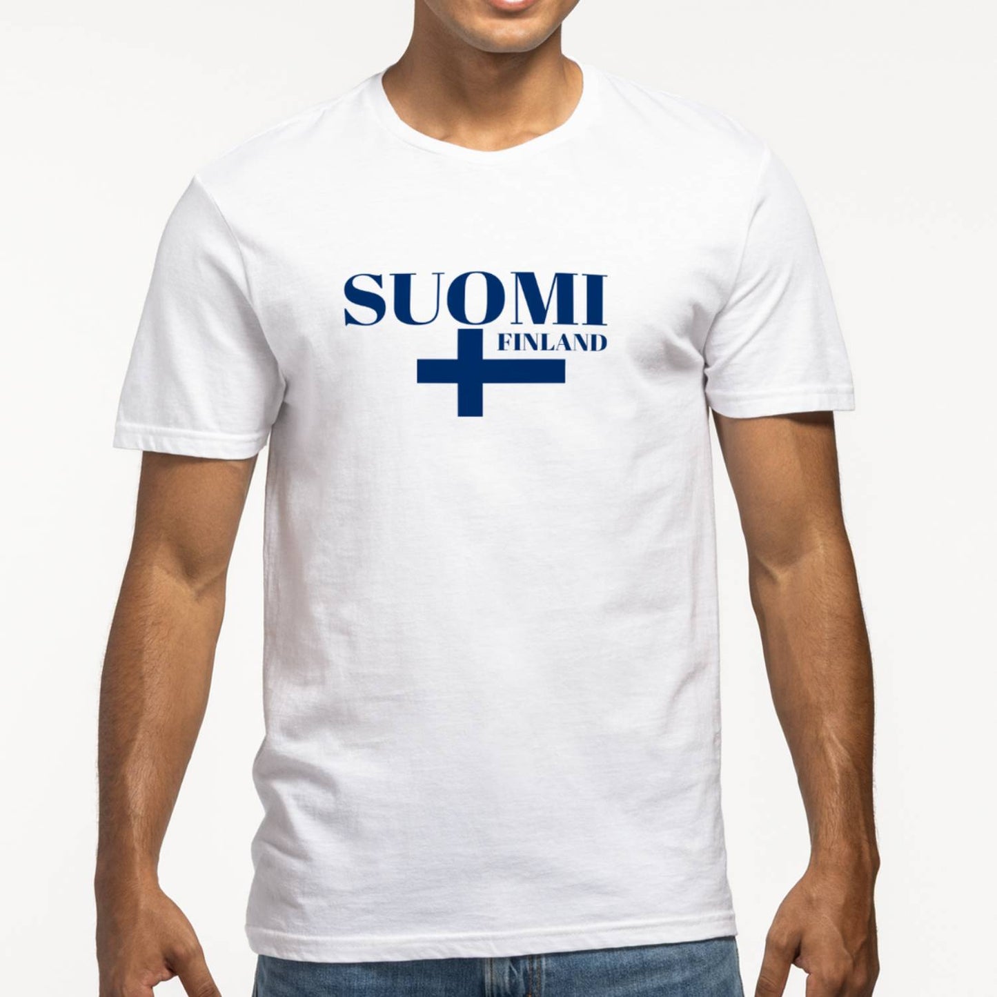 Suomi Finland White T-Shirt
