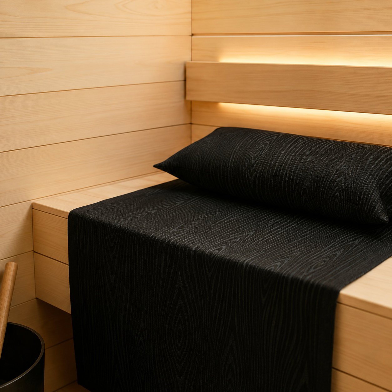 VIILU Sauna Cover - Black/Graphite 48x60cm
