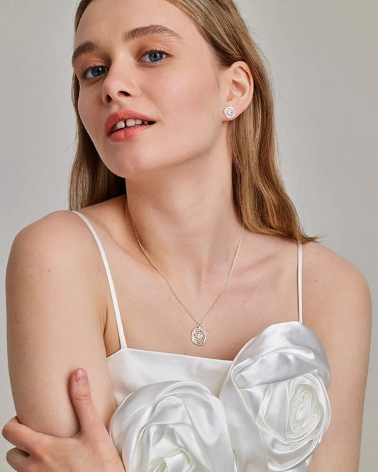 Filigree Earrings Silver