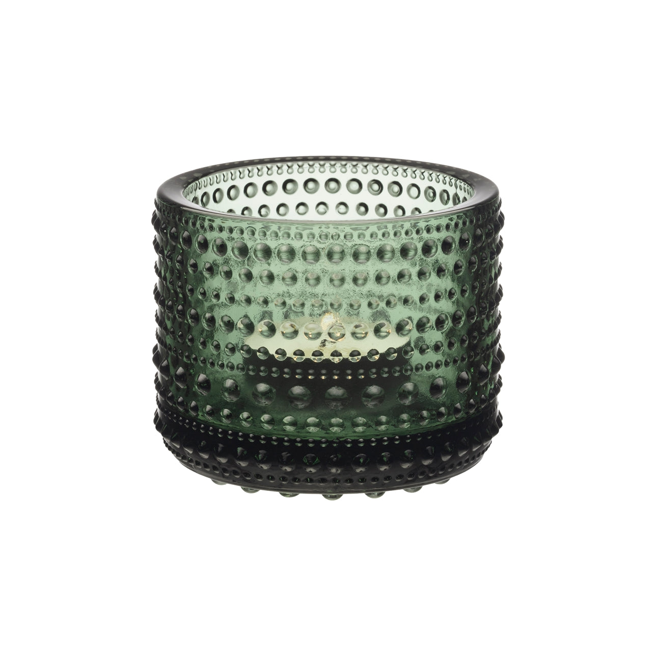 Kastehelmi Tealight Candleholder 64 mm – Pine Green