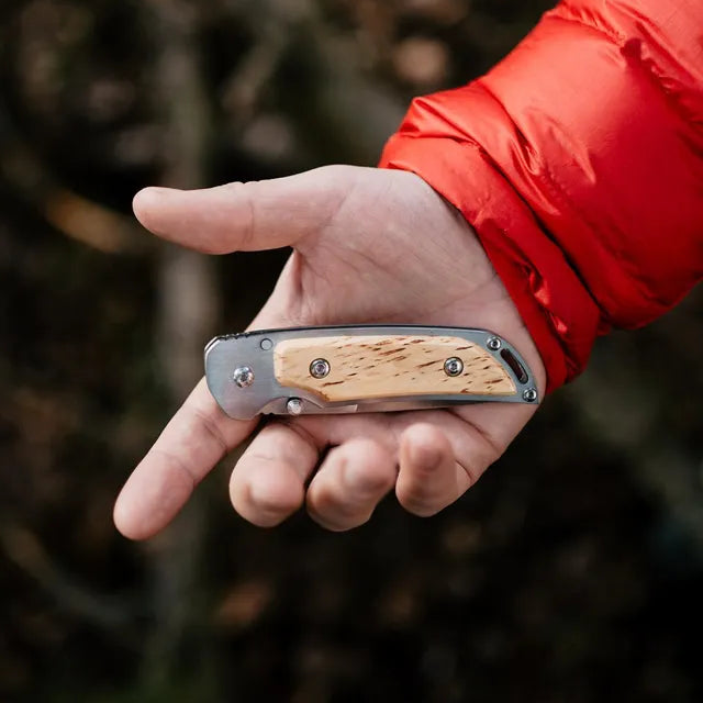 Marttiini MFK Curly Birch Folding Knife